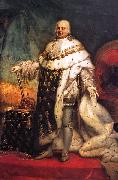 Pierre-Narcisse Guerin Portrait of Louis XVIII of France oil painting on canvas
